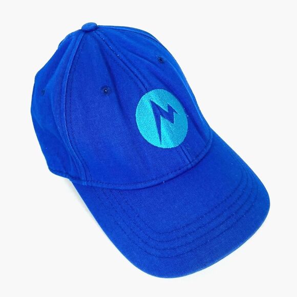 Marmot Blue Embroidered Hat - Picture 1 of 5